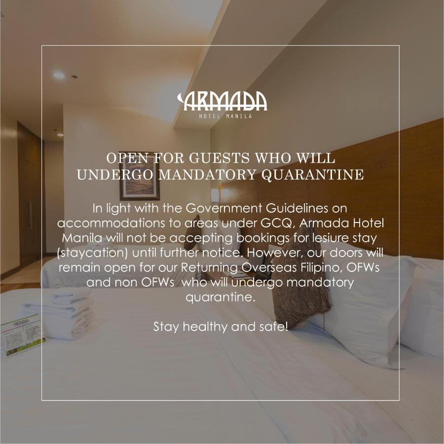 Armada Hotel Manila Dış mekan fotoğraf
